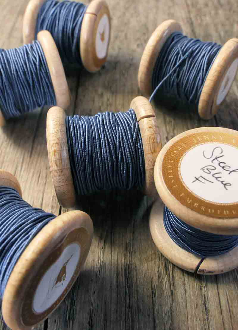 Fine Silk Gimp - Blue Tones