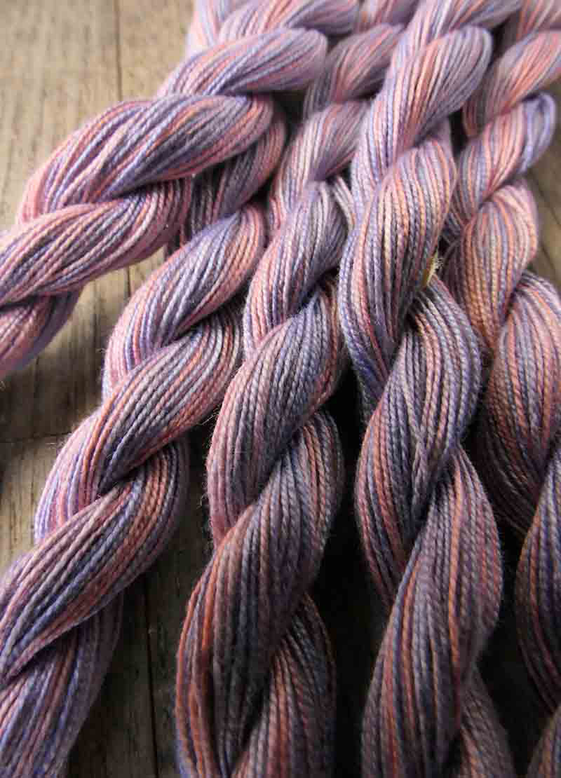Oliver Twist Hand-Dyed Cotton Threads - Pinky-Purples