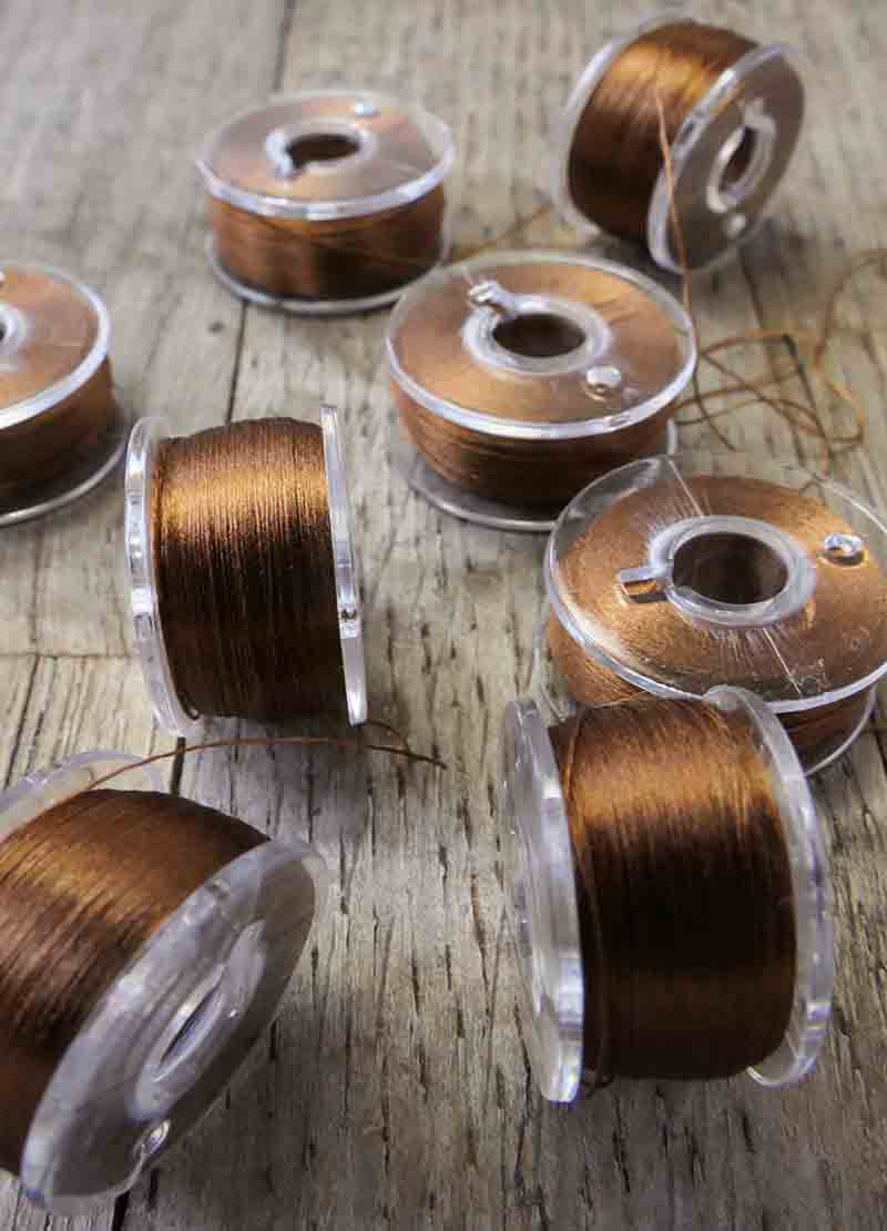Fine Silk Floss - Yellow and Brown Tones