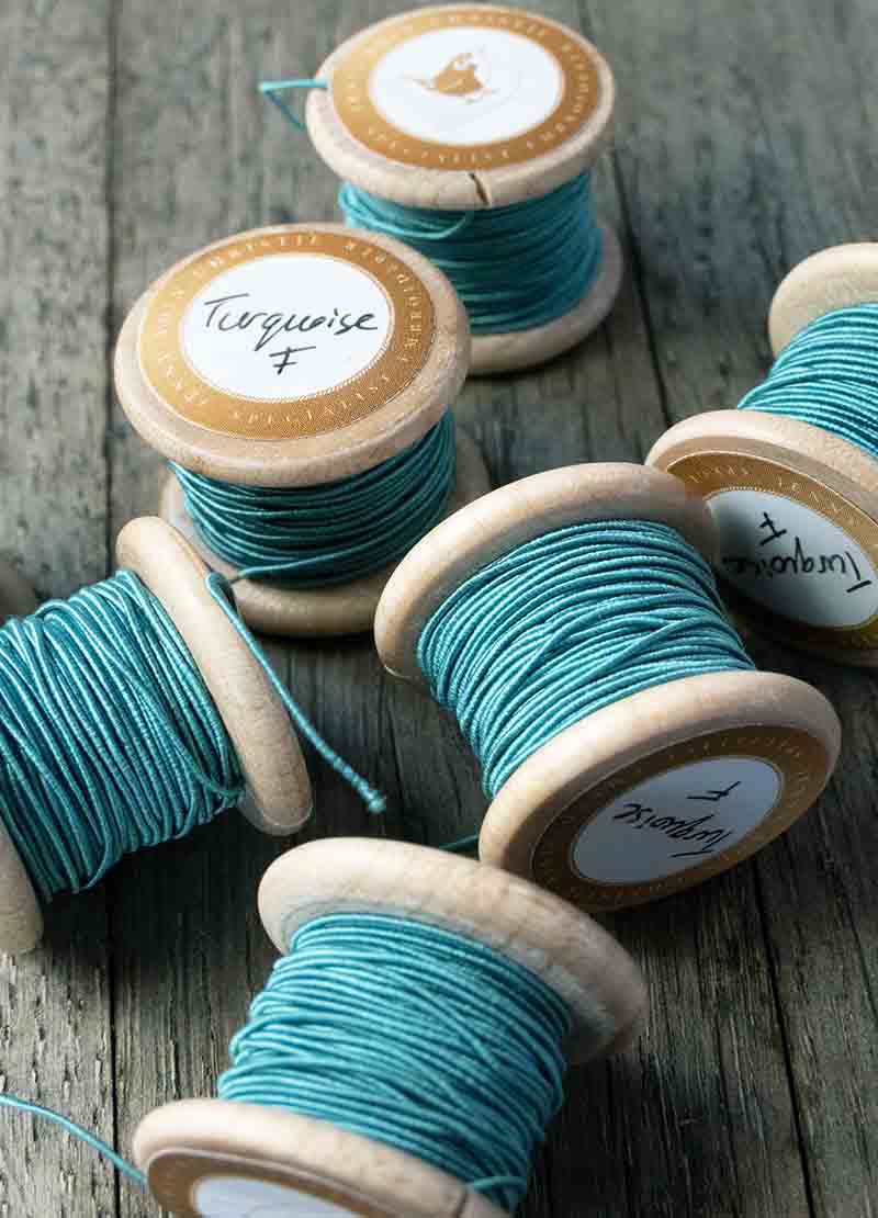 Fine Silk Gimp - Blue Tones