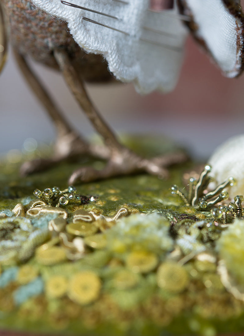 Waitlist for Mossy Hillock for the Wren Étuis Embroidery Kit
