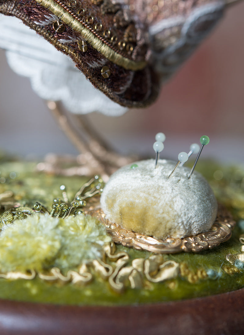 Waitlist for Mossy Hillock for the Wren Étuis Embroidery Kit