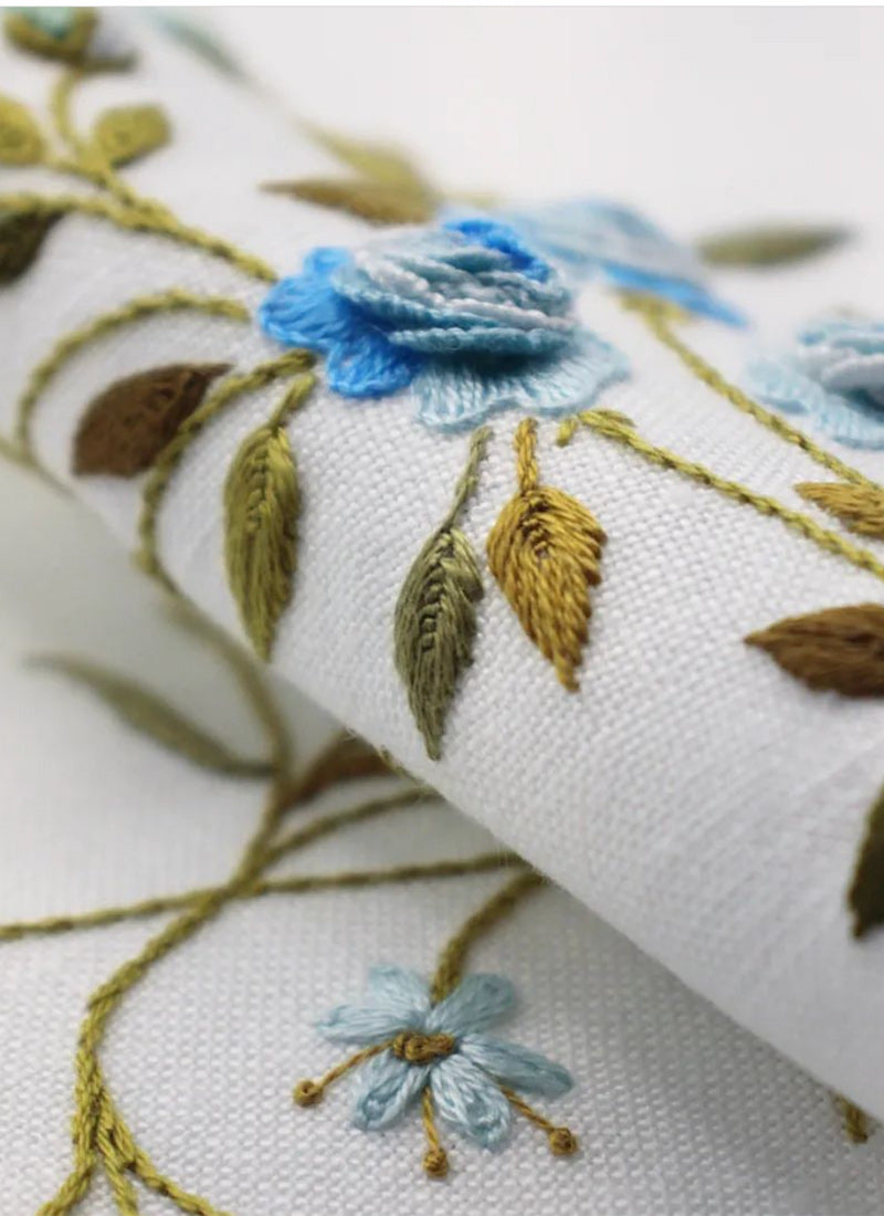 Rose to Rose - Embroidering Patrizia Silingardi's Watercolours