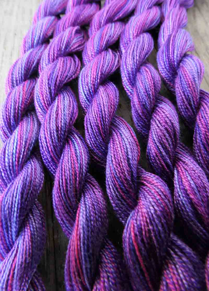 Oliver Twist Hand-Dyed Cotton Threads - Purples