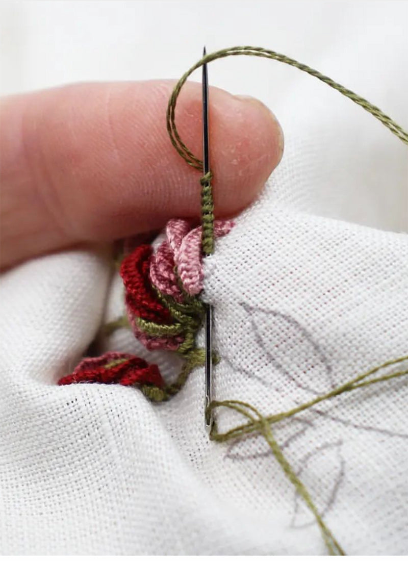 Rose to Rose - Embroidering Patrizia Silingardi's Watercolours