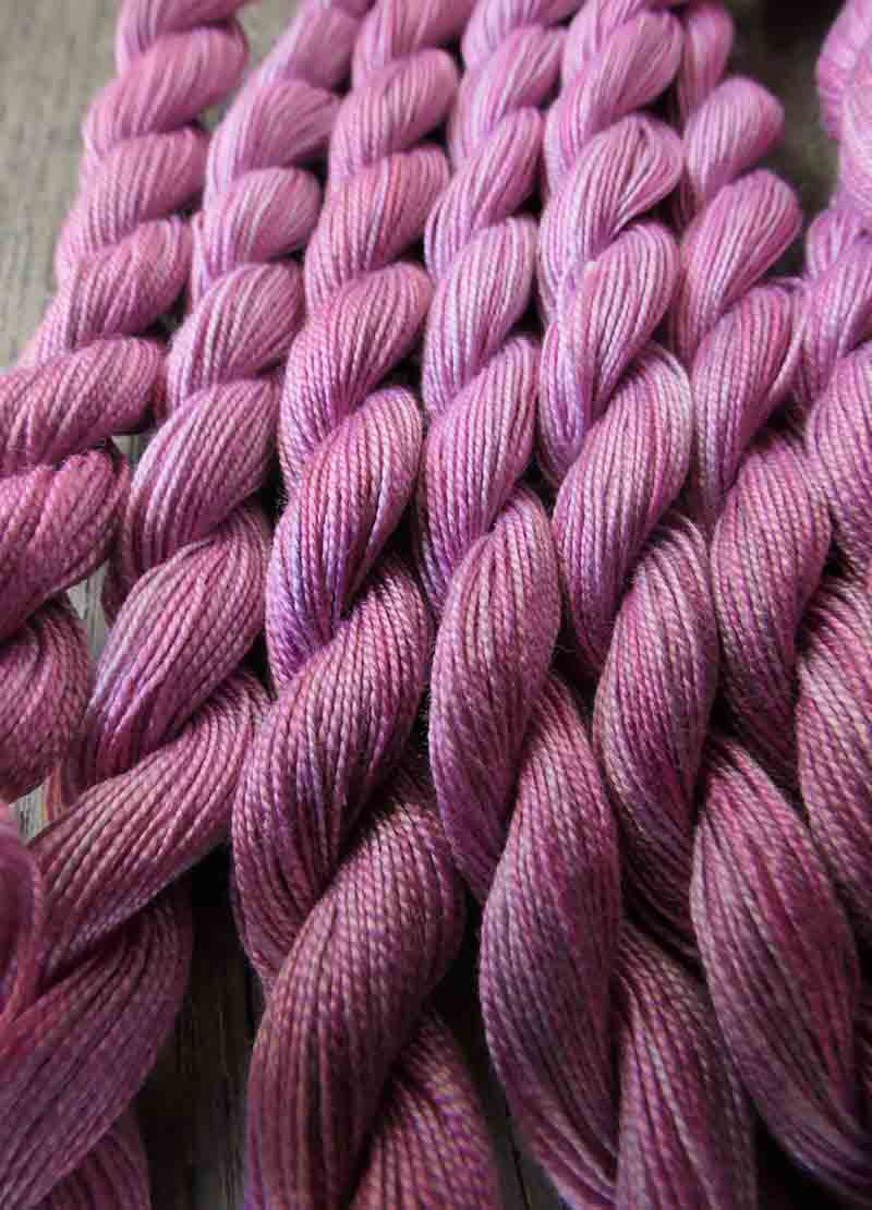 Oliver Twist Hand-Dyed Cotton Threads - Pinks