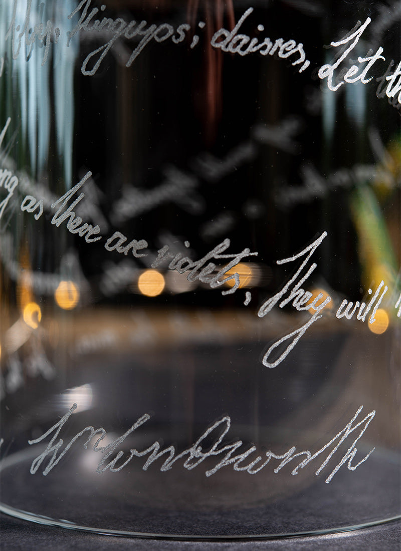 Engraved Dome for Wordsworth Harp