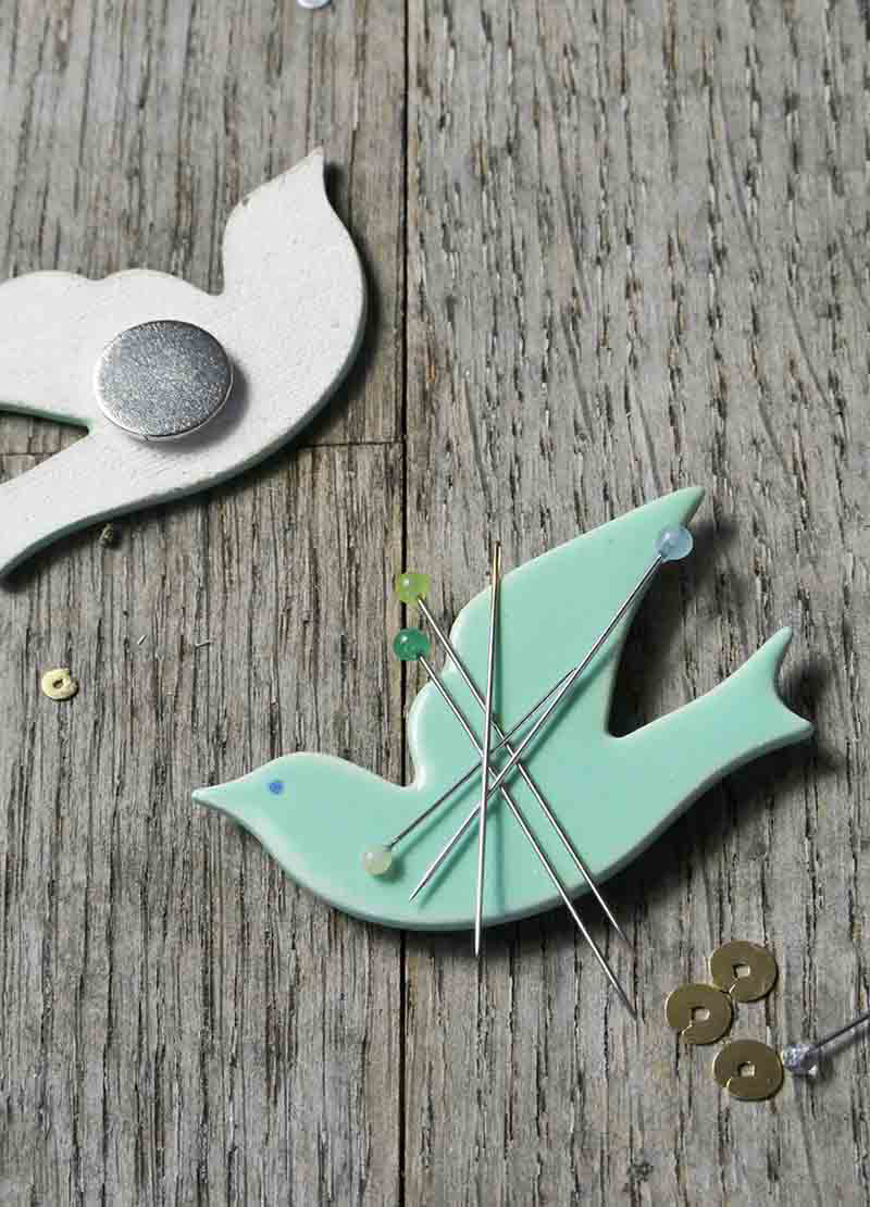Ceramic Animal Needle Minders