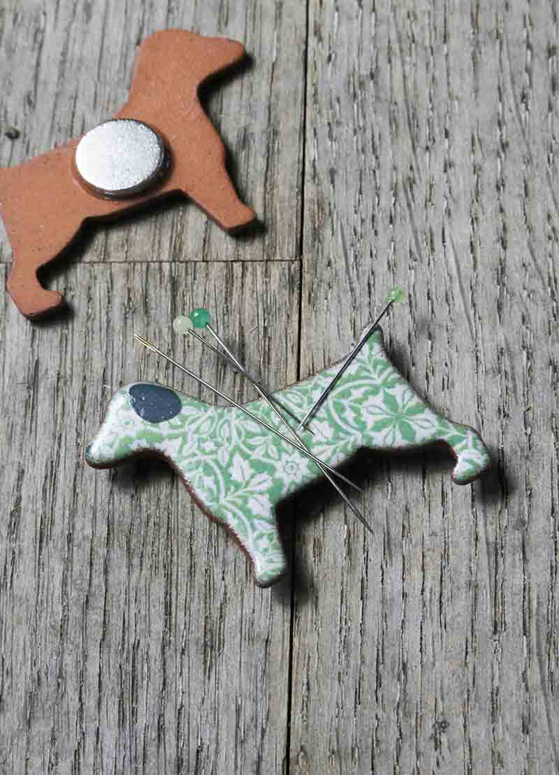 Ceramic Animal Needle Minders