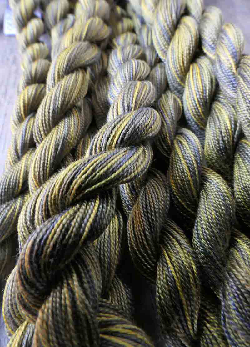 Oliver Twist Hand-Dyed Cotton Threads - Greens