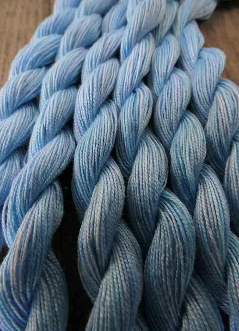 Oliver Twist Hand-Dyed Cotton Threads -  Blues
