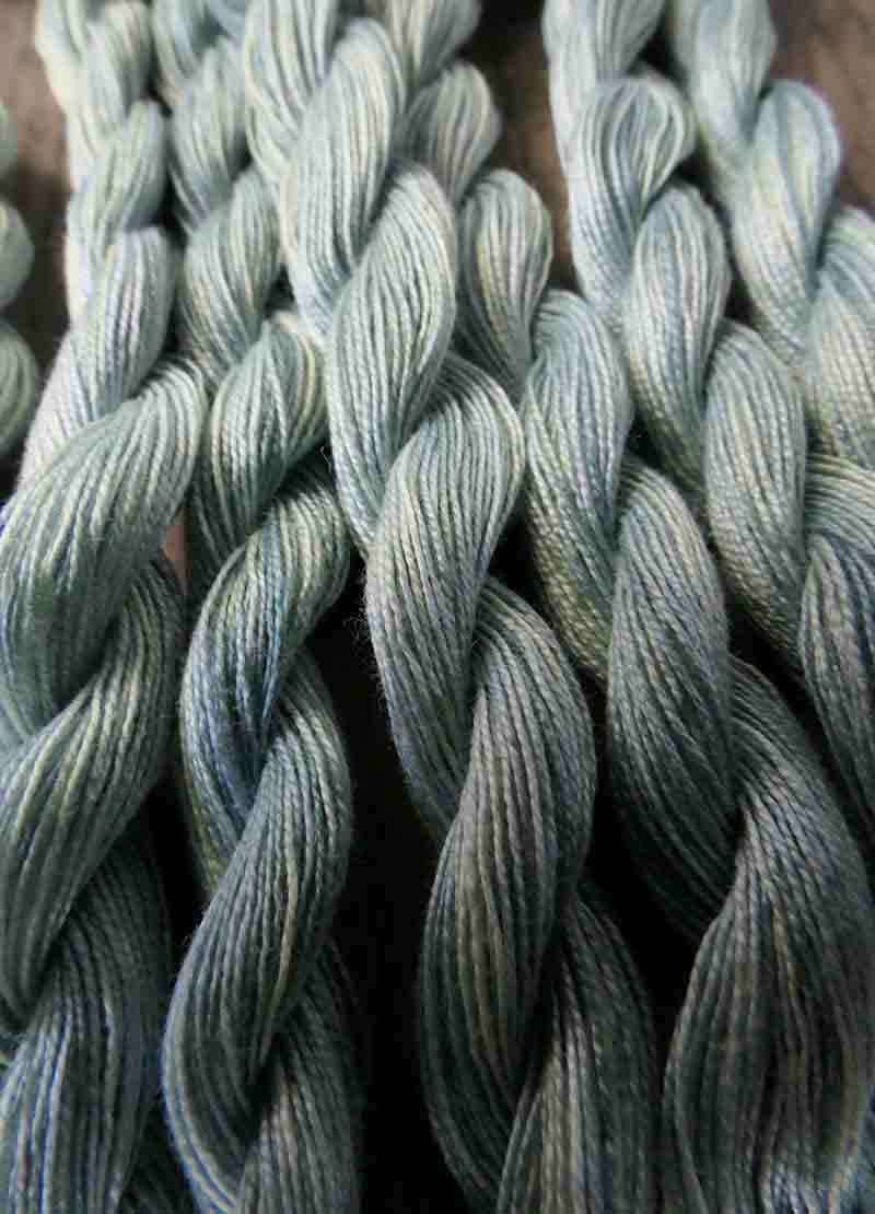 Oliver Twist Hand-Dyed Cotton Threads - Aqua Greens