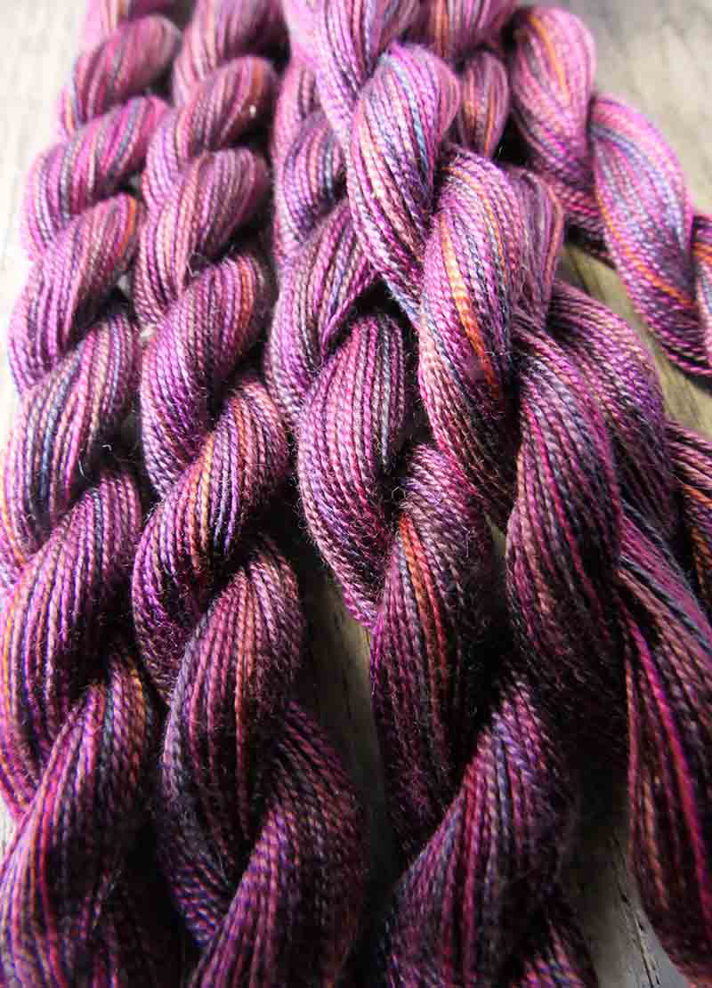 Oliver Twist Hand-Dyed Cotton Threads - Pinky-Purples