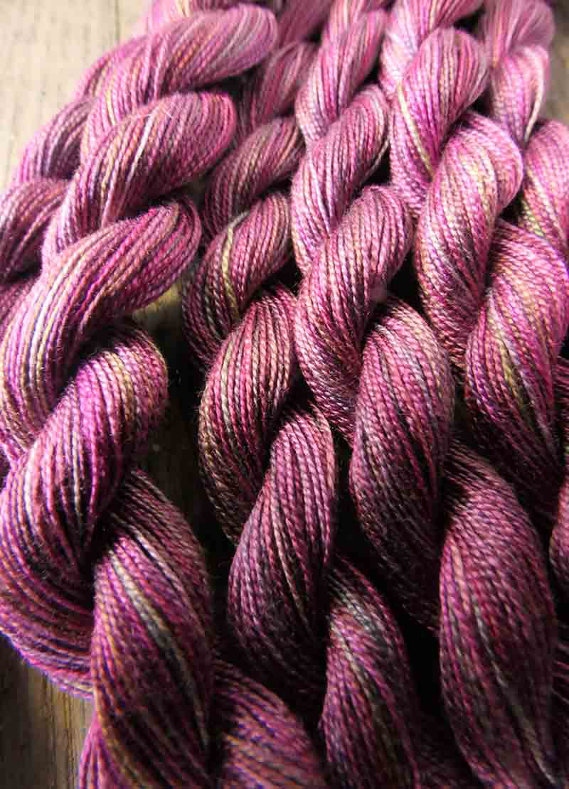 Oliver Twist Hand-Dyed Cotton Threads - Pinky-Purples