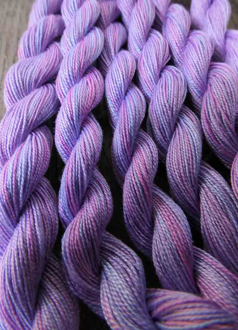 Oliver Twist Hand-Dyed Cotton Threads - Purples