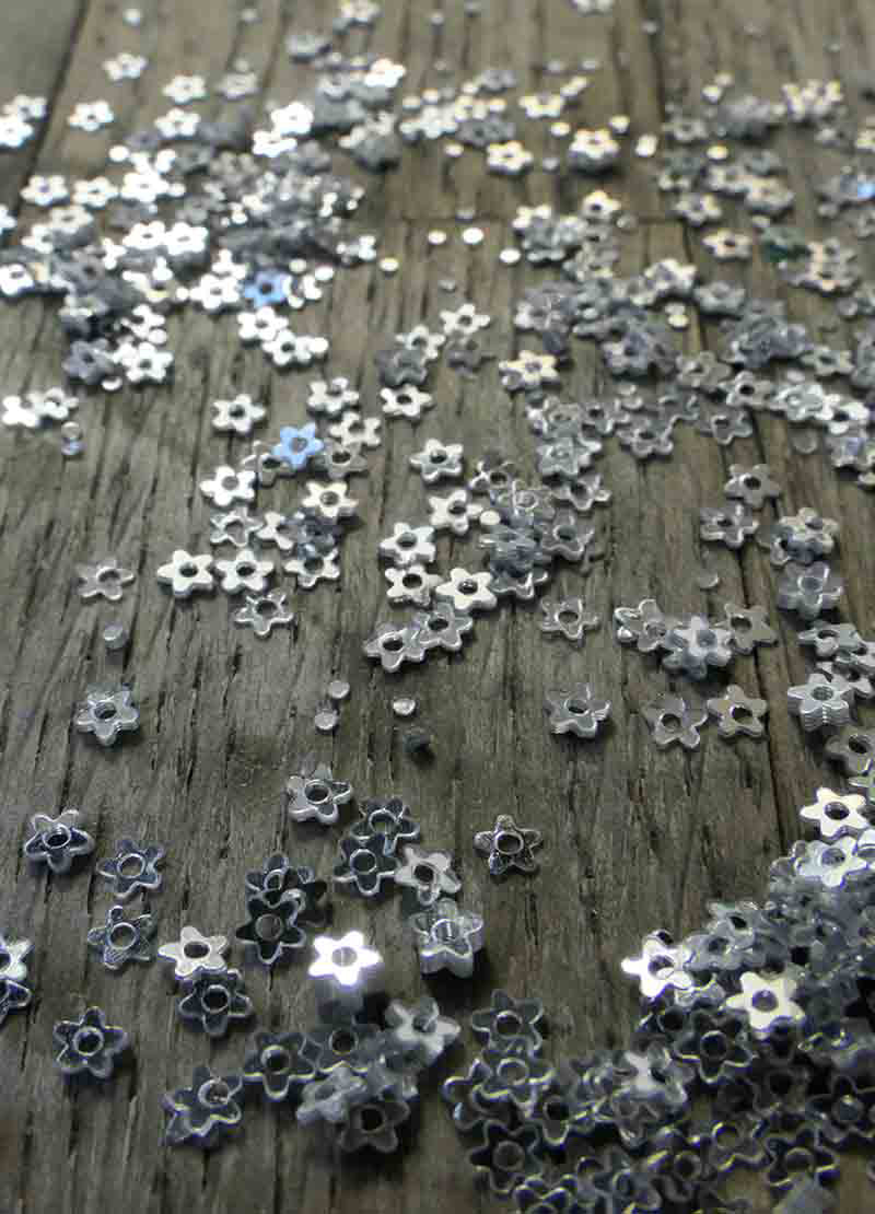 Tiny Sparkling Sequins - Cream, Gold, Silver, Copper & Bronze