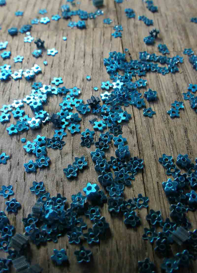 Tiny Sparkling Sequins - Blues & Greens