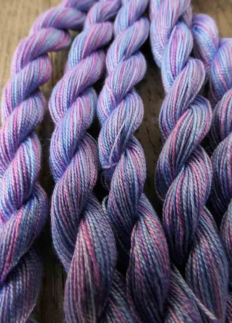 Oliver Twist Hand-Dyed Cotton Threads - Purples