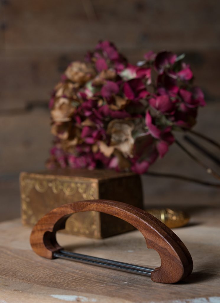 Wooden Bag Handles Jenny AdinChristie Specialist Embroiderer