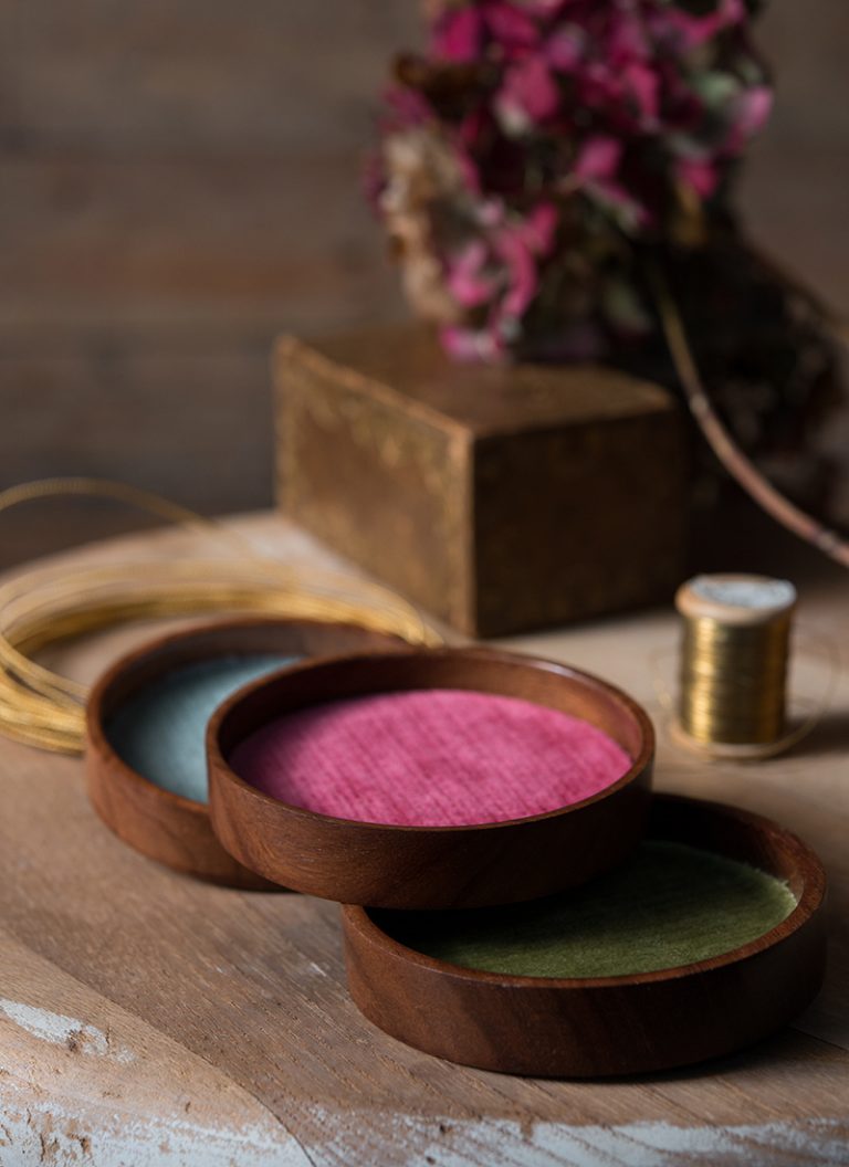 Wooden Bead and Purl Cutting Tray, with (Large) Jenny Adin